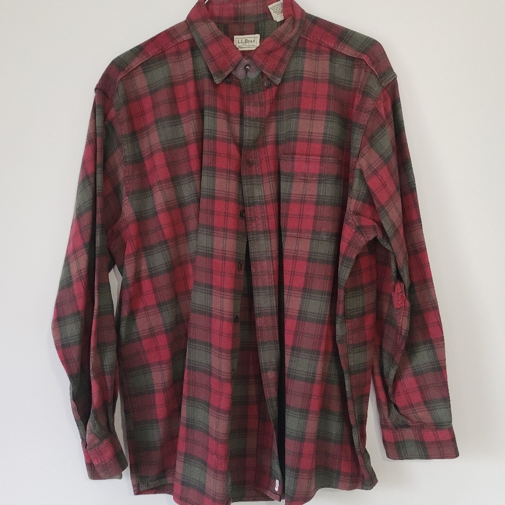 L.L.Bean Men's Flannel Long Sleeve